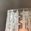 Cut Glass Hurricane or Vase - Greige - Home & Garden - Chiswick, London W4 