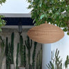 Large Oval Jute Lampshade - Camel