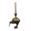 Antique Brass Kiwi Bird Candle Holder Vanilla Fly Denmark