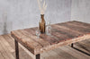 Reclaimed Wood and Iron Outdoor Table - Two Sizes