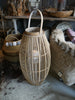 Broste Bamboo Wooden Lantern "Aleta" - Natural - Greige - Home & Garden - Chiswick, London W4 