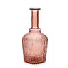 Handmade Glass Carafe Vase Van Verre Pink