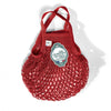 Classic French String Market Shopping Bag Rouge Red Mini