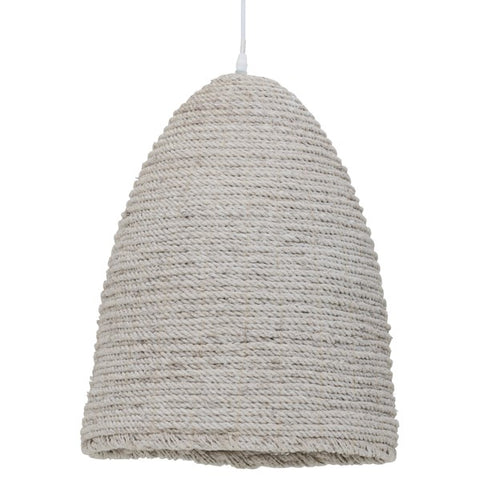 White Wash Rope Ceiling Pendant Light - Greige - Home & Garden - Chiswick, London W4 