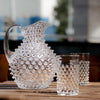 Glass Tumbler - Hobnail Design - Set of Six - Greige - Home & Garden - Chiswick, London W4 