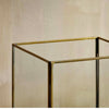 Brass and Glass Display Box or Lantern - Four Size Options