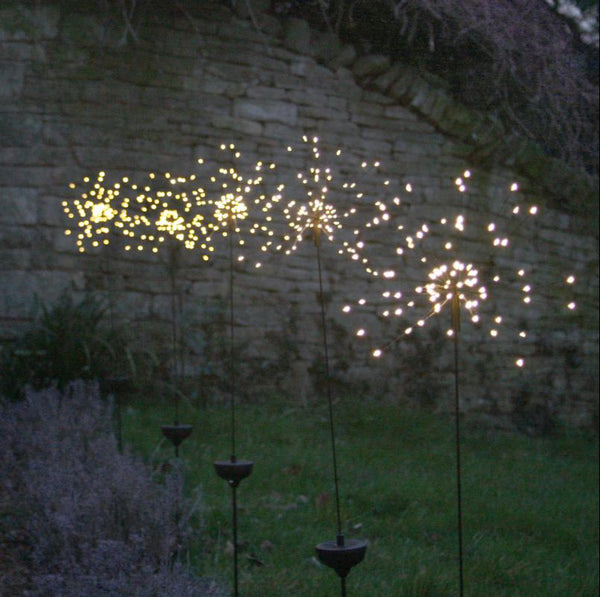 Solar Starburst - Outdoor Stake Light Decoration - Greige - Home & Garden - Chiswick, London W4 