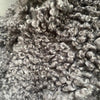 Faux Curly Sheepskin Blanket or Throw - Dark Grey, Dusky Pink, Caramel