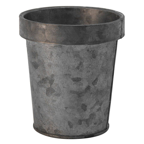 classic zinc flowerpot flower pot