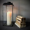 Antiqued Metal Amiens Lantern - Two Sizes - Greige - Home & Garden - Chiswick, London W4 