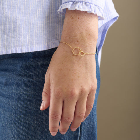 Pernille Corydon Double Twisted Bracelet Gold