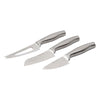 Set of Three Stainless Steel Cheese Knives
