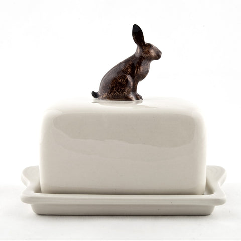 Hare Butter Dish Quail Ceramics