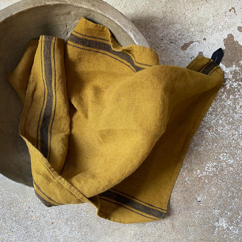 Stone Washed Linen Teatowel - Oletta - Various Colours