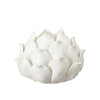 Porcelain Flower Tealight Holder - Pure White