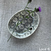 Wonki Ware Sushi or Tapas Dish -&nbsp;Charcoal Lace