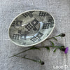 Wonki Ware Oval Bowl - Extra Small - Charcoal Lace