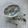 Wonki Ware Oval Bowl - Extra Small - Charcoal Lace