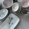 Wonki Ware Trough Serving Platter - Small - Duck Egg Lace A