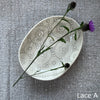Wonki Ware Sushi or Tapas Dish - Warm Grey Lace