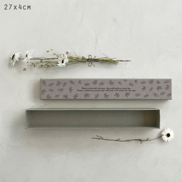 Sentiment Dried Flowers in Long Box - Various