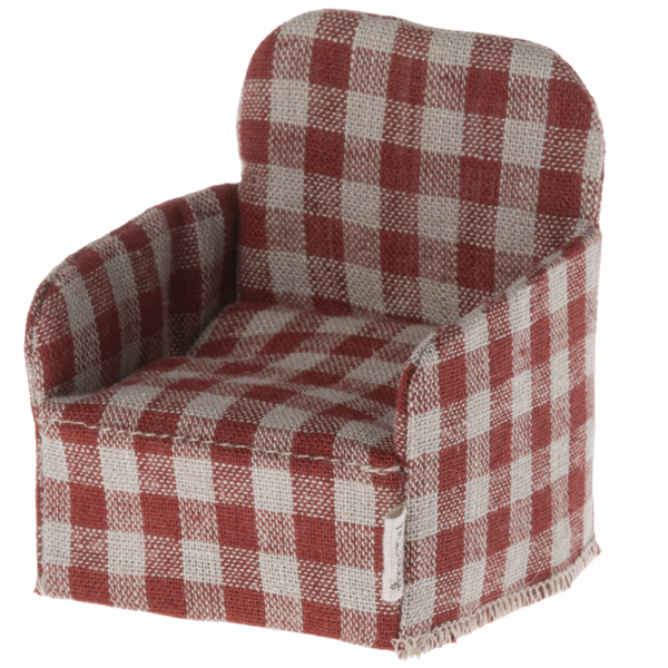 Maileg Chair - Mouse - Red