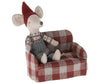 Maileg Couch - Mouse - Red