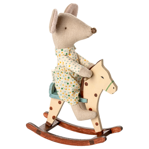 Maileg Rocking Horse for Mouse - Spotted