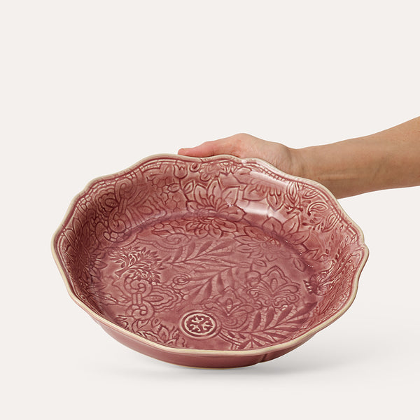Sthal Ceramics - Pie Dish - Old Rose