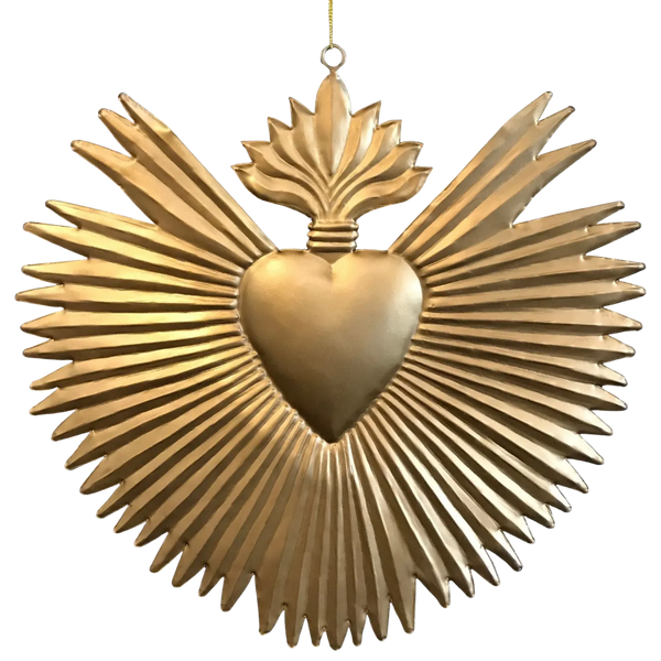 Gold Sunray Sacred Heart