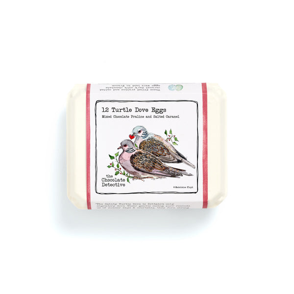 12 Turtle Dove Eggs - The Chocolate Detective