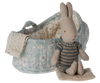 Maileg Rabbit in Carry Cot, Micro
