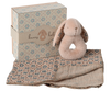 Maileg Bunny Rattle Set - Powder