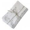 Four Gold Stars Napkins - White or Linen