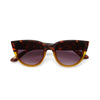 Okkia Sunglasses - Silvia - Havana Yellow - Black Gradient Lens