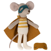 Maileg Superhero Mouse - Little Brother in Matchbox
