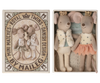 Maileg Royal Twins Mice, Little Sister and Brother in Matchbox