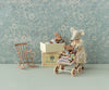 Maileg Baby Boy Sleepy Wakey Mouse in a Matchbox