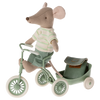 Maileg Tricycle Mouse, Big Brother with Bag