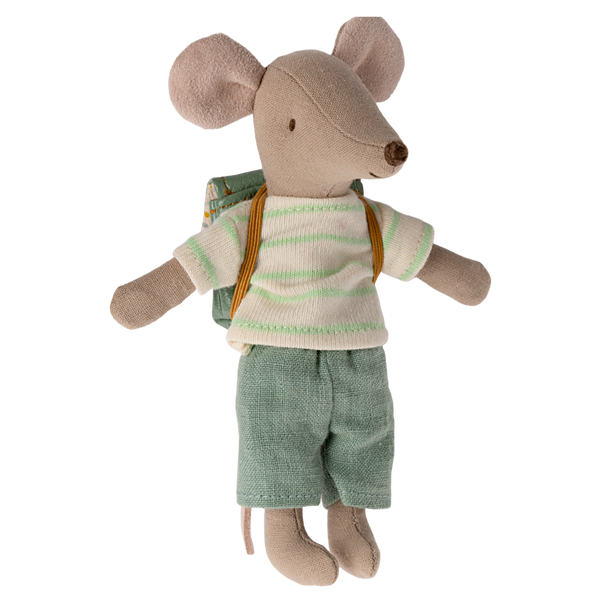 Maileg Tricycle Mouse, Big Brother with Bag 