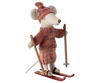 Maileg Winter Mouse with Ski Set, Big&nbsp;Sister