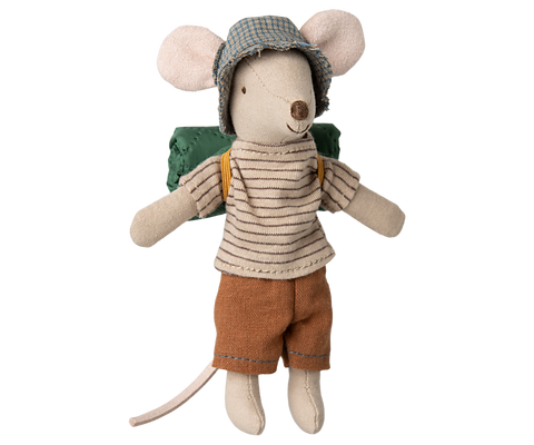 Maileg Hiker Mouse, Big Brother A