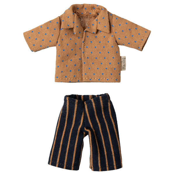Maileg Shirt and Striped Pants for Dad Mouse