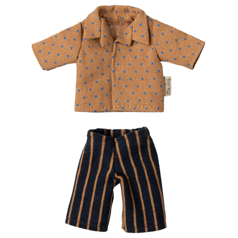 Maileg Shirt and Striped Pants for Dad Mouse