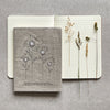 Large Linen Notebook - Remember you are braver...