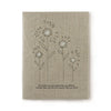 Large Linen Notebook - Remember you are braver...