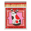 Archivist Gallery Large Square Matches Festive Cat