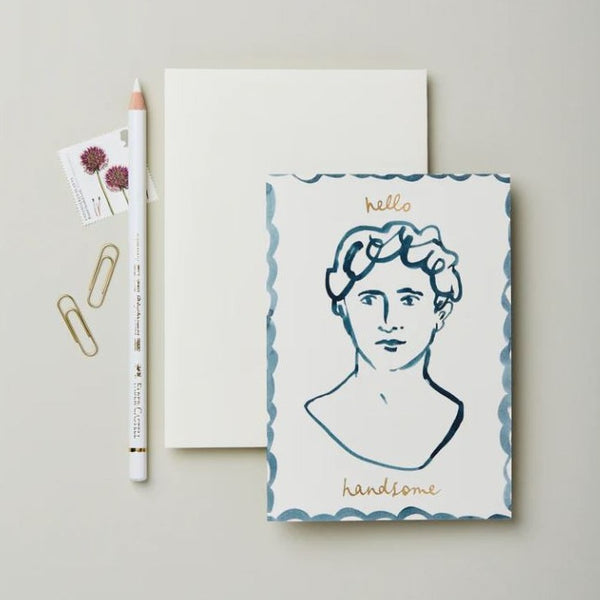 Portraite Hello Handsome Card Wanderlust Paper  Co