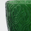 Set of Four Decorative Water Tumblers - Green