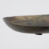Antique Brown Metal Oval Tray